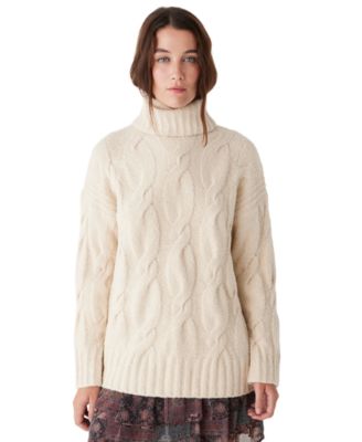 Frank And Oak - Women's Cable-Knit Turtleneck Sweater