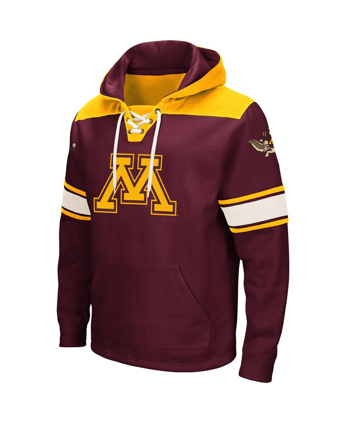 Colosseum Men's  Maroon Minnesota Golden Gophers 2.0 Lace-up Pullover Hoodie In Maroon