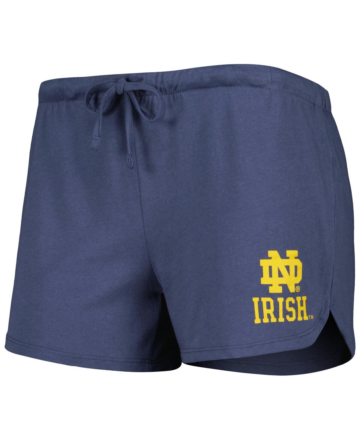 Concepts Sport Women's  Navy Notre Dame Fighting Irish Billboard Tie-dye Tank Top And Shorts Set In Navy