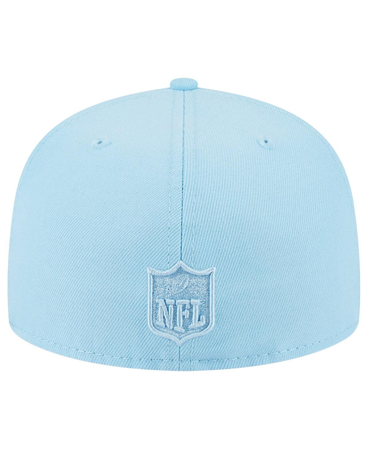 New Era Light Blue Los Angeles Rams Color Pack Brights 59fifty Fitted Hat In Light Blue