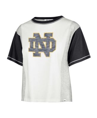 Women's White Distressed Notre Dame Fighting Irish Premier Tilda T-shirt