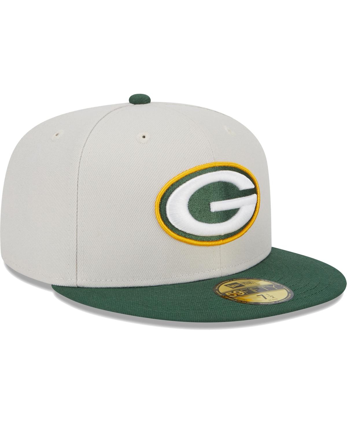 Men's New Era Green Green Bay Packers Super Bowl Champions Patch 59FIFTY Fitted Hat - Green