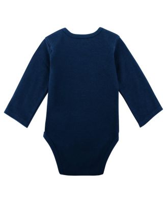 Newborn and Infant Boys and Girls Green, Gray Notre Dame Fighting Irish 2-Pack Play Time Long Sleeve Bodysuit Set