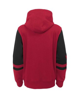 Big Boys Cardinal Arizona Cardinals Colorblock Full-Zip Hoodie