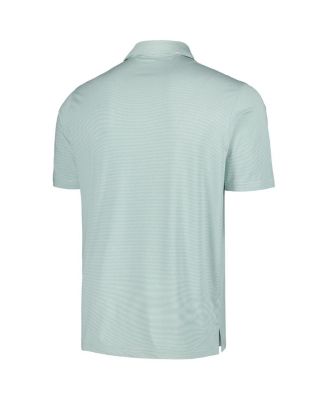 Men's Green WGC-Dell Technologies Match Play Airstream Essential Feed Striped Polo Shirt