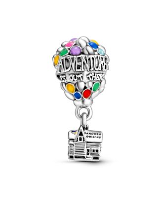 Disney Sterling Silver Pixar Up House Balloons Charm