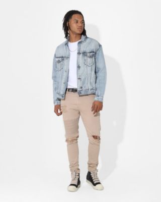Men's Index Distressed Biker Jeans