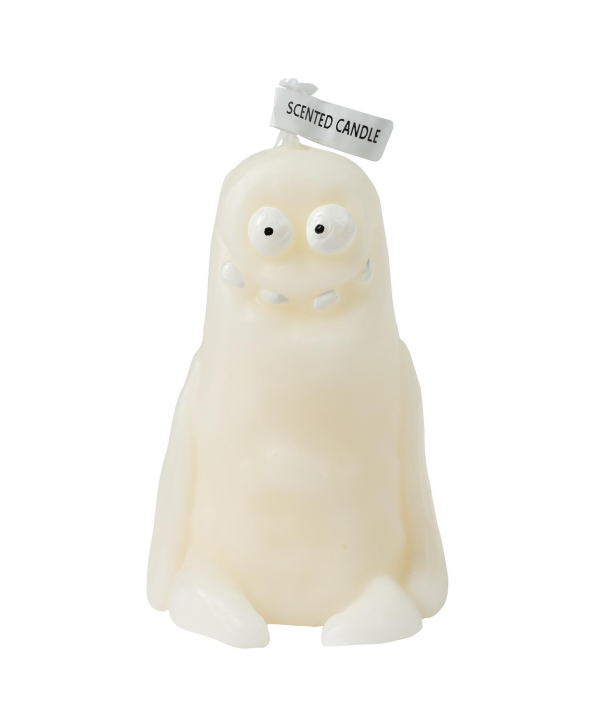 Thin Mudman Shaped Scented Candle - White