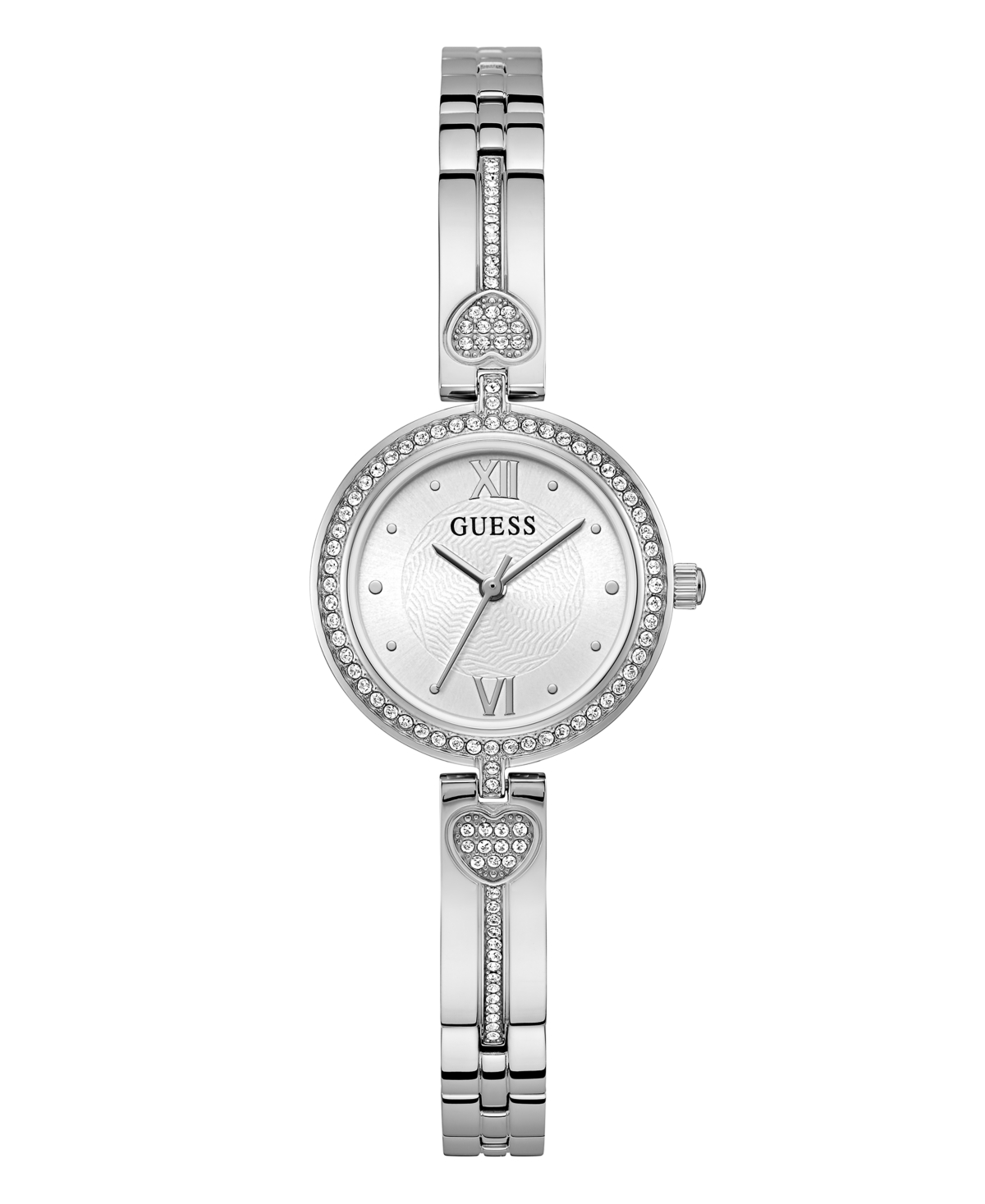 Guess Women's Analog Silver-tone Stainless Steel Watch 27mm