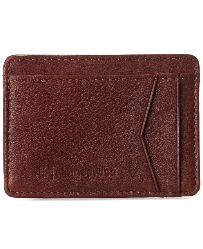 Aiyo Nice Women Slim RFID Card Case Holder Wristlet Zip ID Case Wallet Small Leather Wallet Coin Purse with Keychain