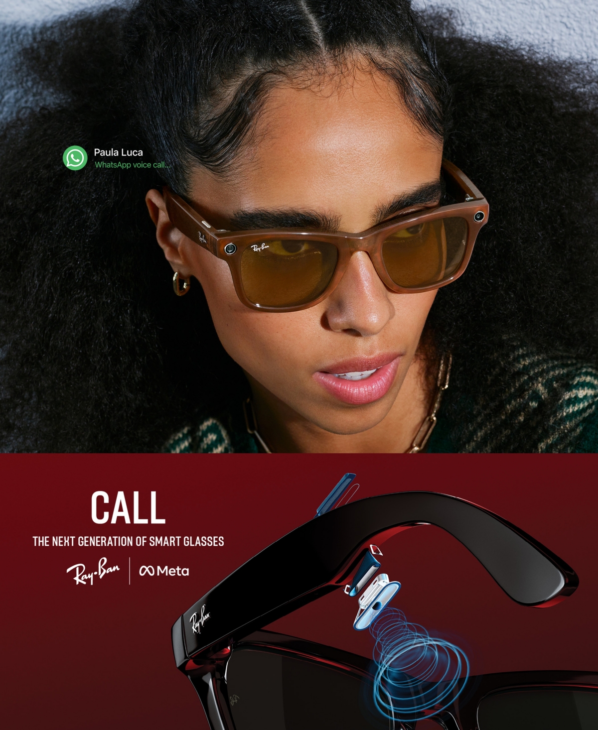 Ray-Ban Unisex Ray-Ban Meta Wayfarer Smart Glasses, RW4006