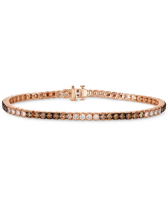 Chocolate Diamond Tennis Bracelet