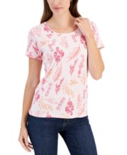 Macys womens pink tops 2025
