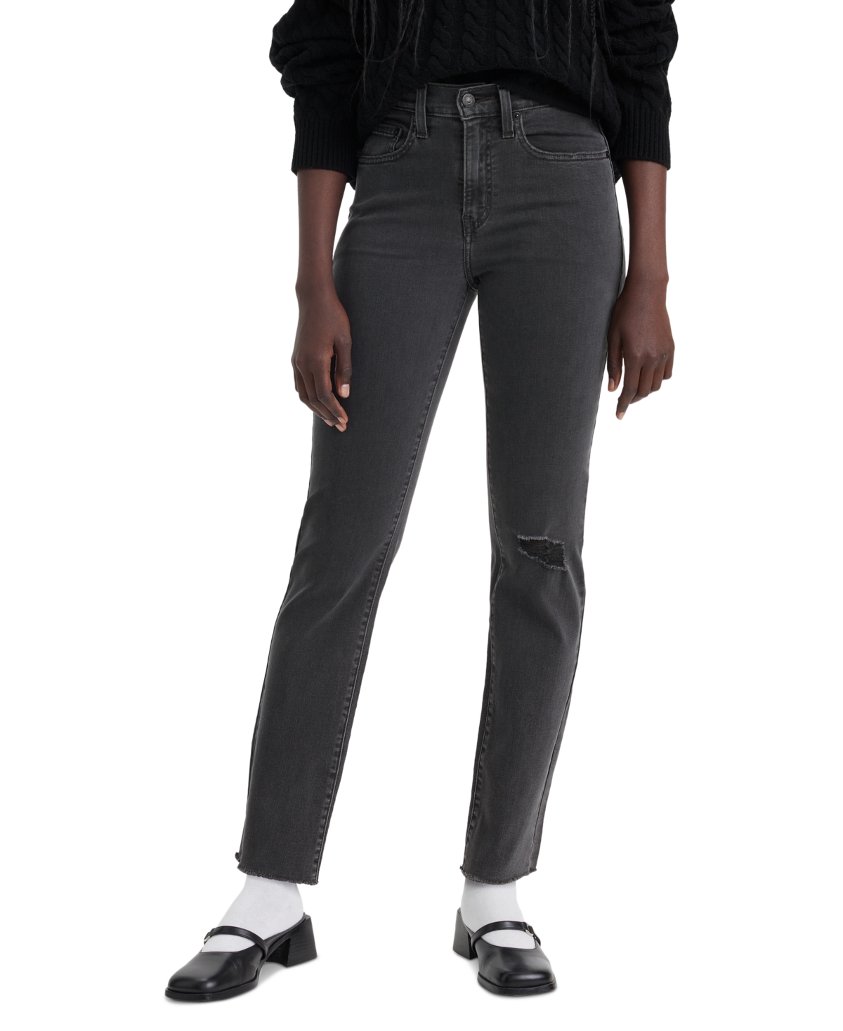 Levi's Women's 724 Straight-leg Jeans In Control The Damage
