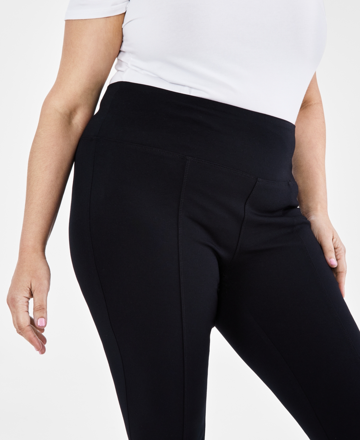 Style & Co Plus Size Pull-On Ponte Knit Pants, Created for Macy's
