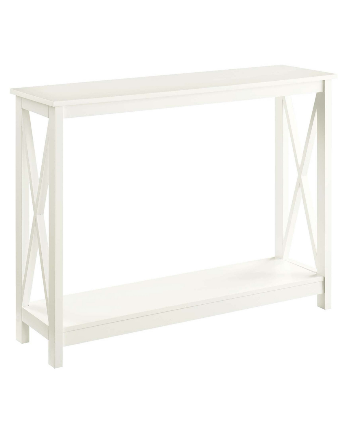 Convenience Concepts 39.5" Mdf Oxford Console Table With Shelf In Ivory