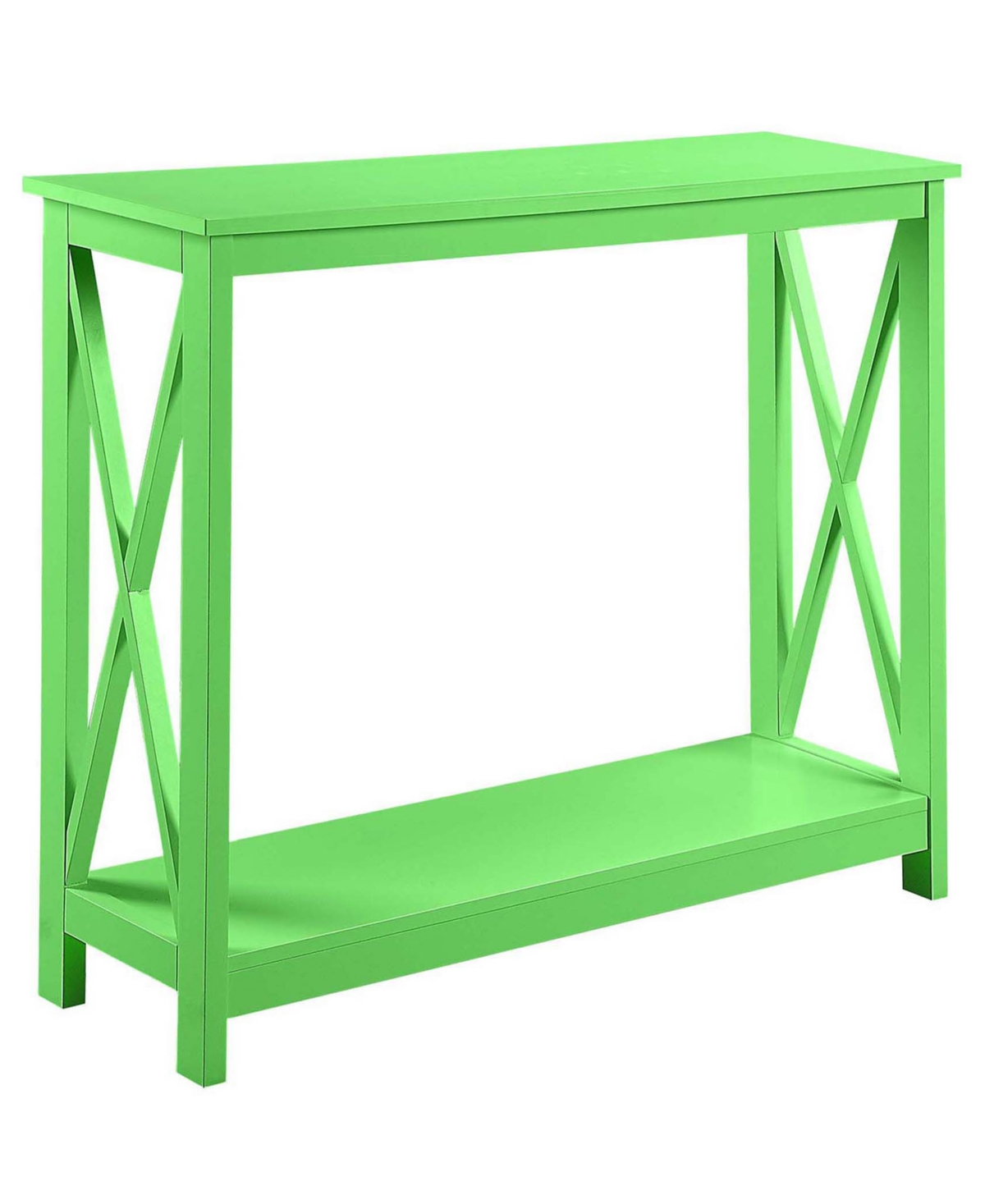 Convenience Concepts 39.5" Mdf Oxford Console Table With Shelf In Lime