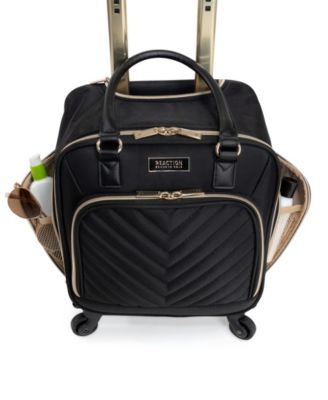 17" Softside Chevron 4-Wheel Spinner Carry-On Underseater