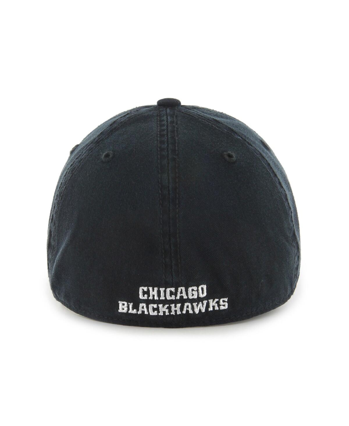 Men's '47 BrandChicago Blackhawks Classic Franchise Fitted Hat - Black