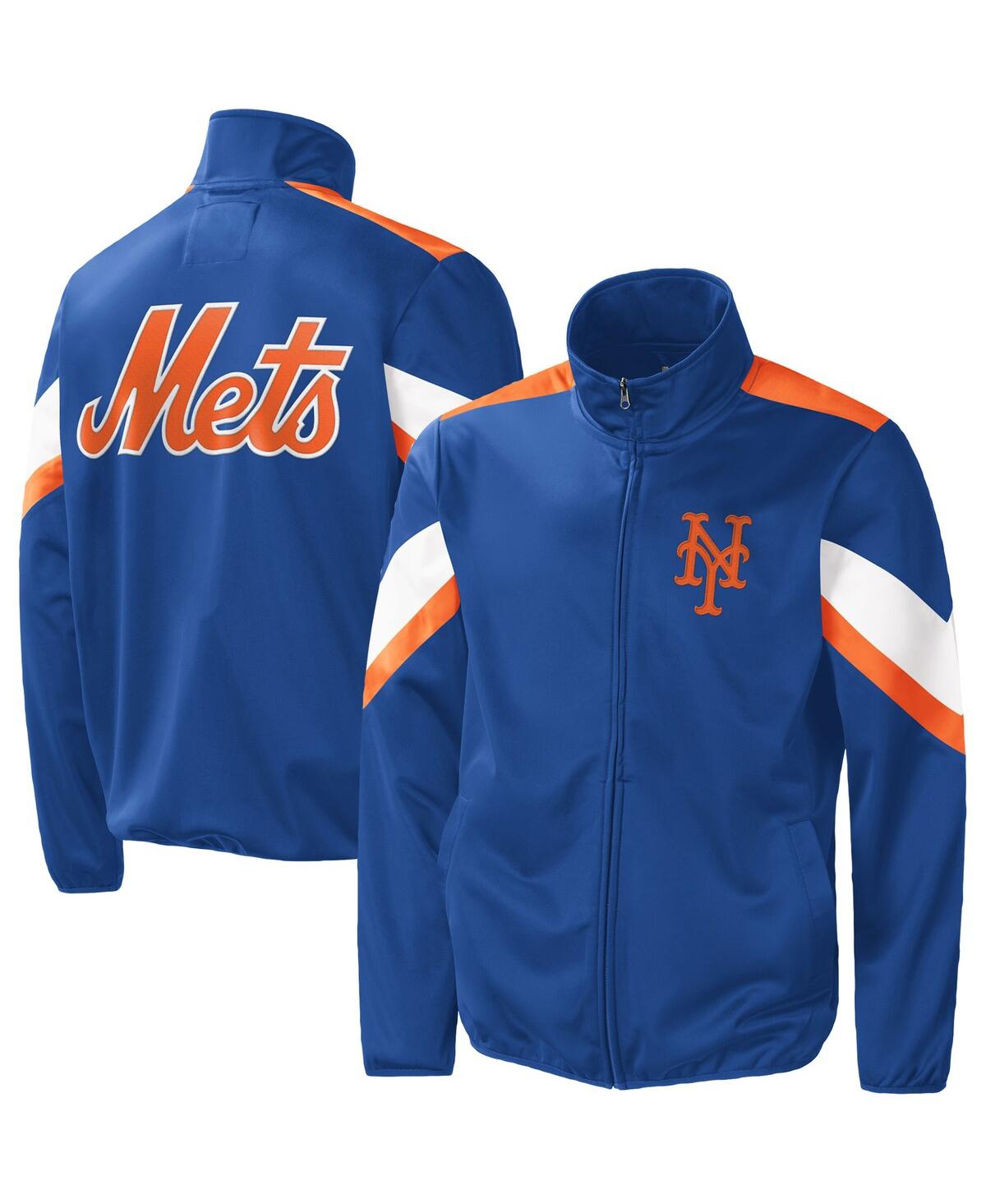 G-iii Sports By Carl Banks Men's  Royal New York Mets Earned Run Full-zip Jacket