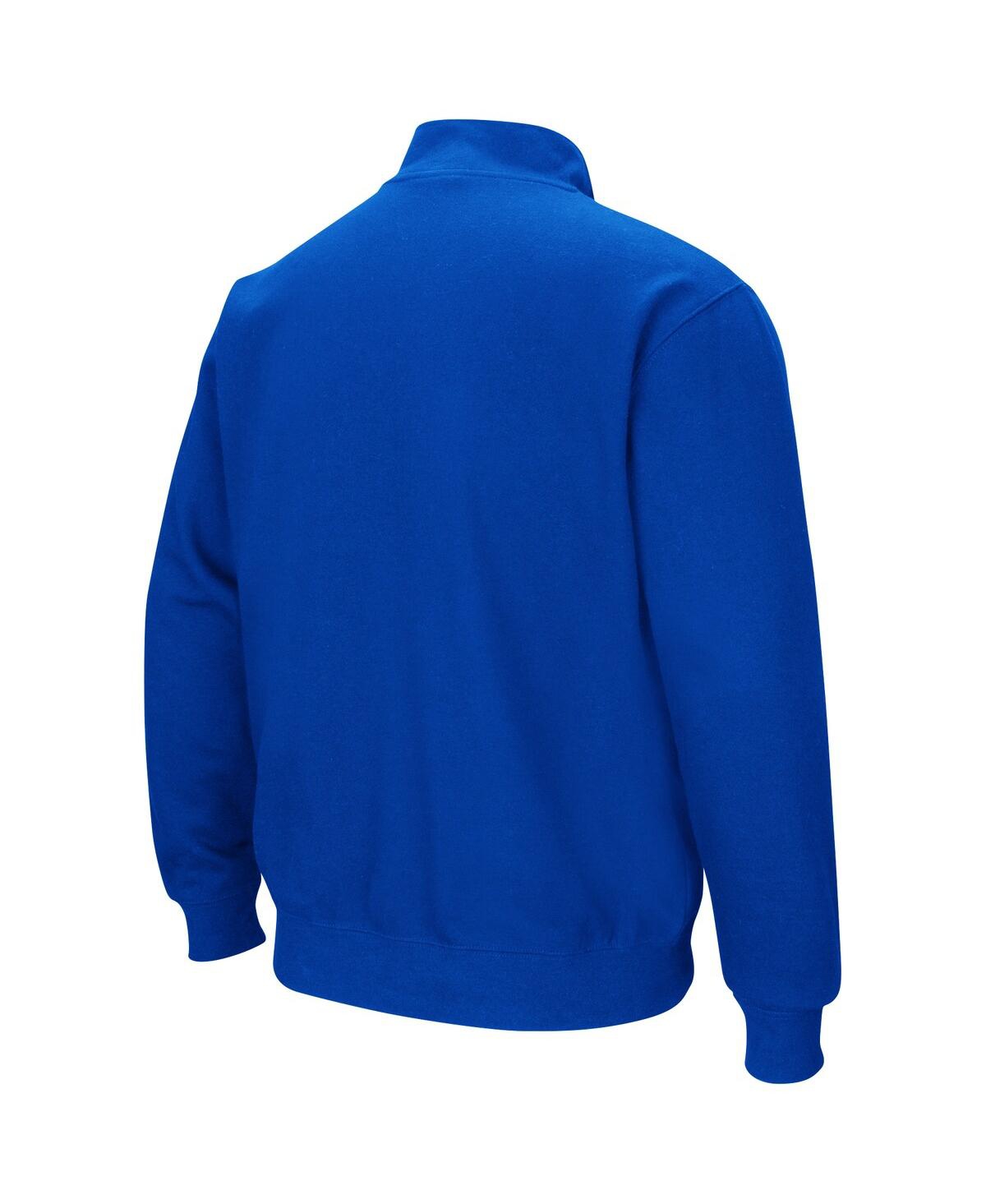 Shop Colosseum Men's  Royal Kentucky Wildcats Tortugas Quarter-zip Sweatshirt