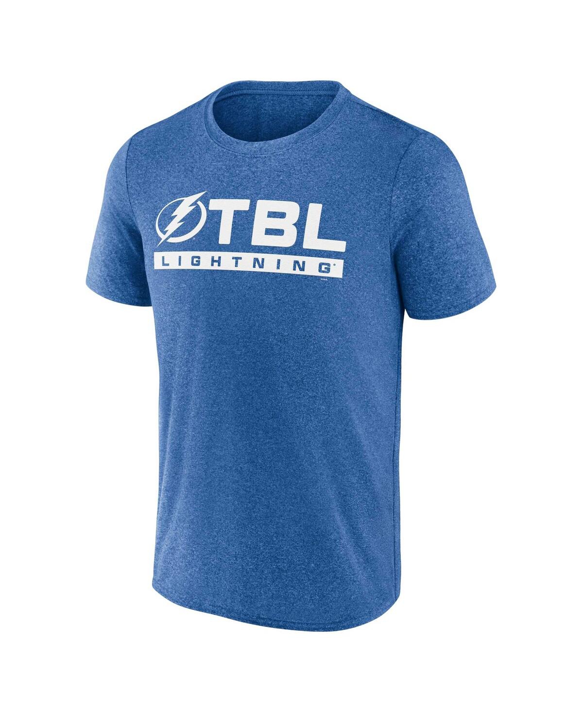 Men's FanaticsTampa Bay Lightning Playmaker T-shirt - Heather Blue