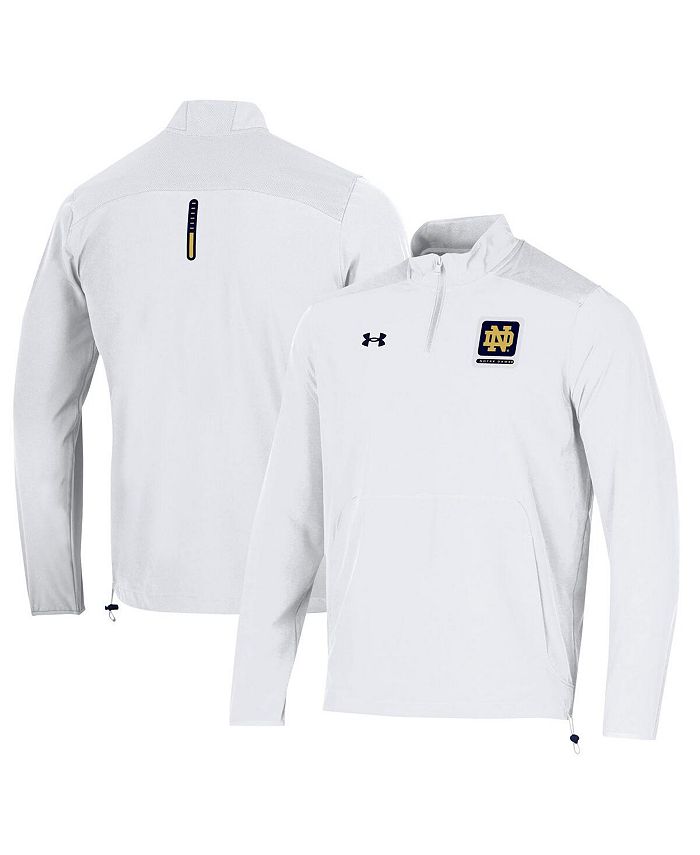 Under Armour Men's White Notre Dame Fighting Irish 2023 Motivate Half ...