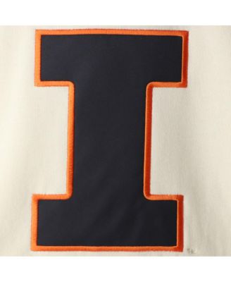Men's Cream Illinois Fighting Illini 2.0 Lace-Up Pullover Hoodie