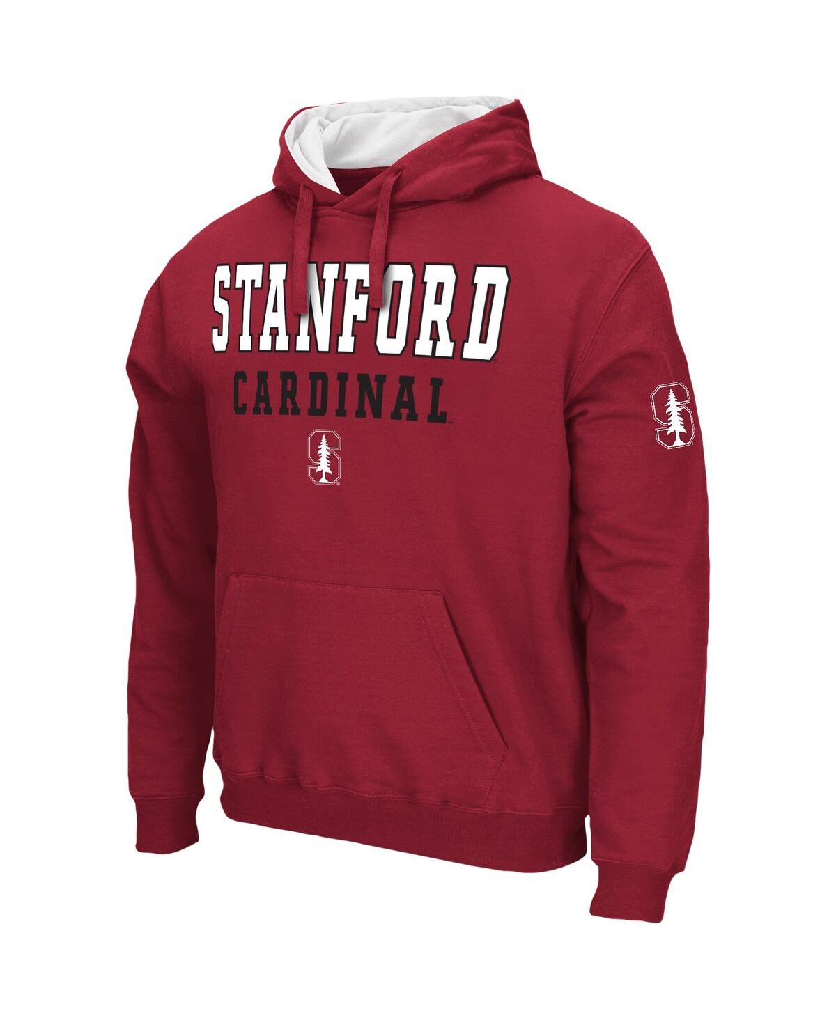 Shop Colosseum Men's  Cardinal Stanford Cardinal Sunrise Pullover Hoodie