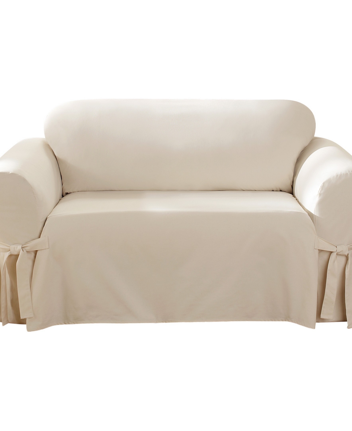 Sure Fit Duck 1-pc Loveseat Slipcover, 40" X 73" In Natural