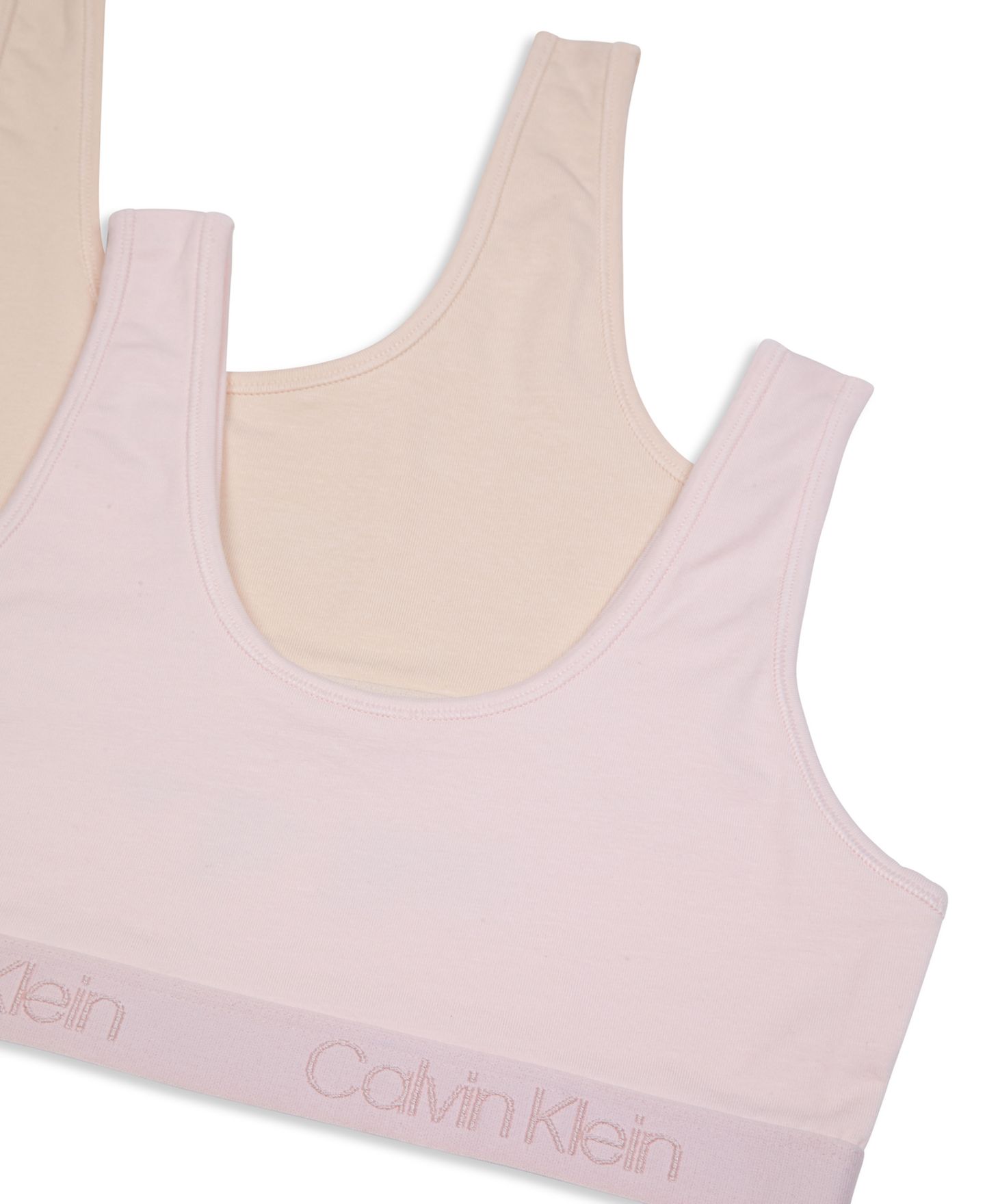 Бралетт, круглый вырез, 2 шт. — Calvin Klein, цвет: Розовый — фото 3