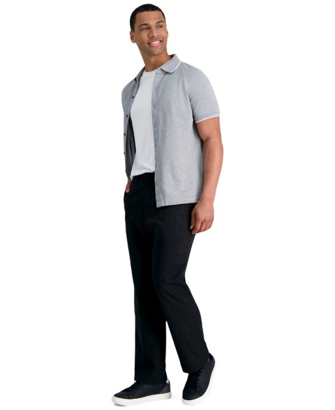 Мужские платья Haggar Men's Premium Comfort Stretch Classic-Fit Solid Flat Front Dress Pants