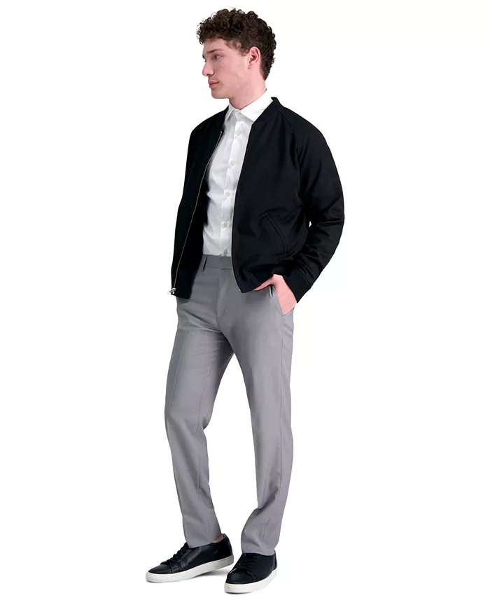 Men's Premium Comfort Slim-Fit Performance Stretch Flat-Front Dress Pants - thumbnail 9