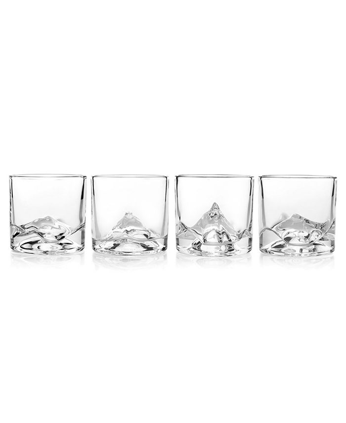 LIITON Grand Canyon Whiskey Glasses, Set of 4 