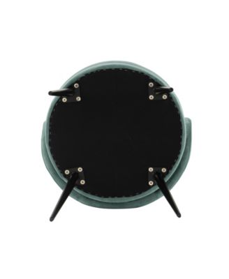 Kaya Pleated Velvet Upholstered Dining Chair