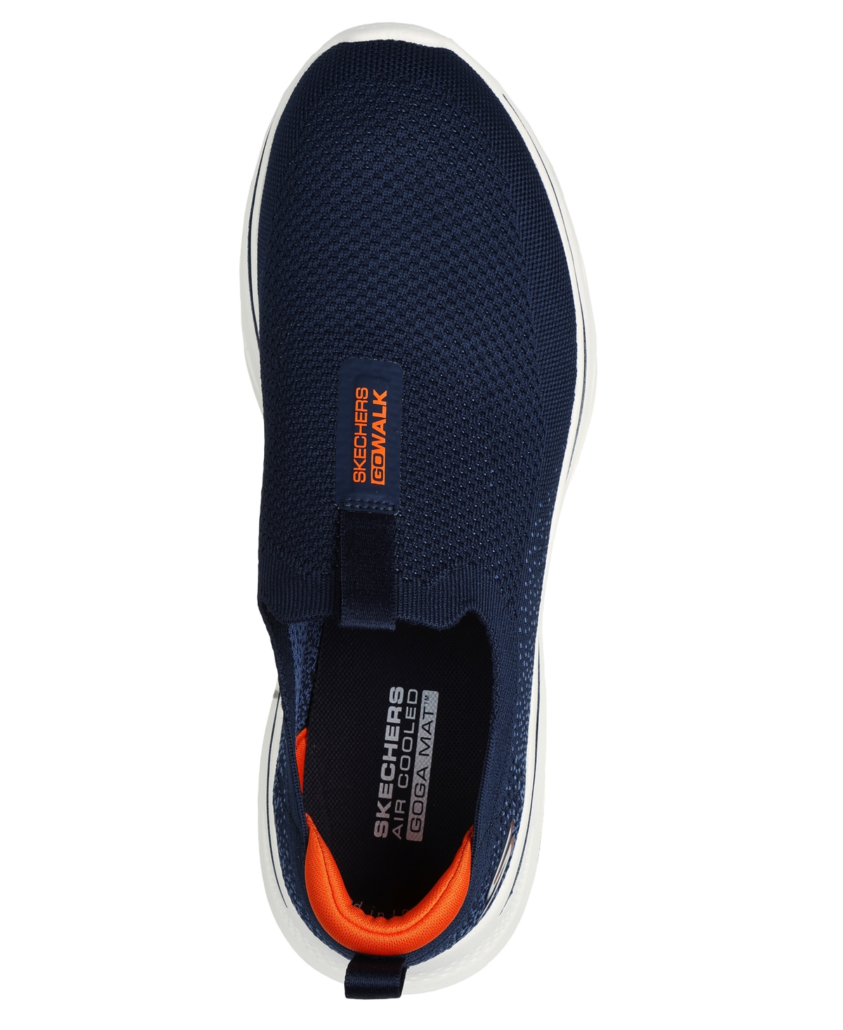 Skechers Men's Go Walk 7 Casual Walking Sneakers from Finish Line - Orange