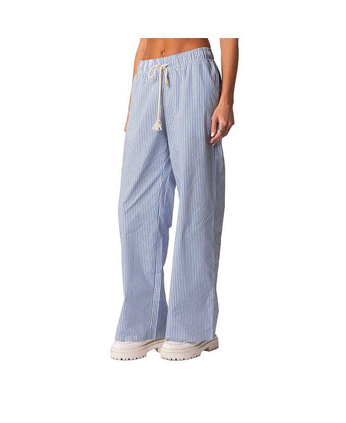 Edikted Women's Pinstripe pants - Macy's