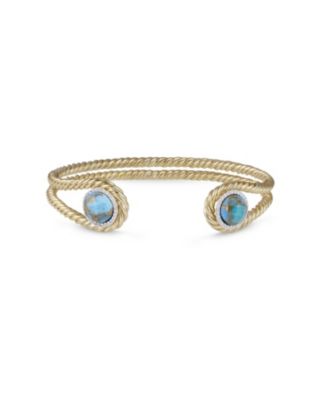 Glory of the Sun Plated Gemstone Diamond Women Cuff