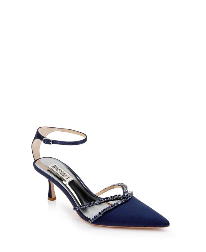 badgley mischka kitten heel