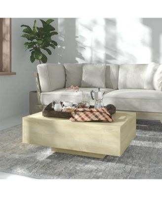 Coffee Table Sonoma Oak 33.5"x21.7"x12.2" Engineered Wood