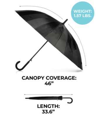 24 Rib Rainbow Auto-Open Stick Umbrella