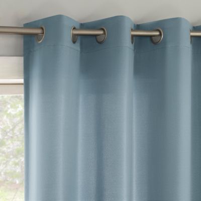 Brandon Magnetic Closure Room Darkening Grommet Curtain Panel Pair