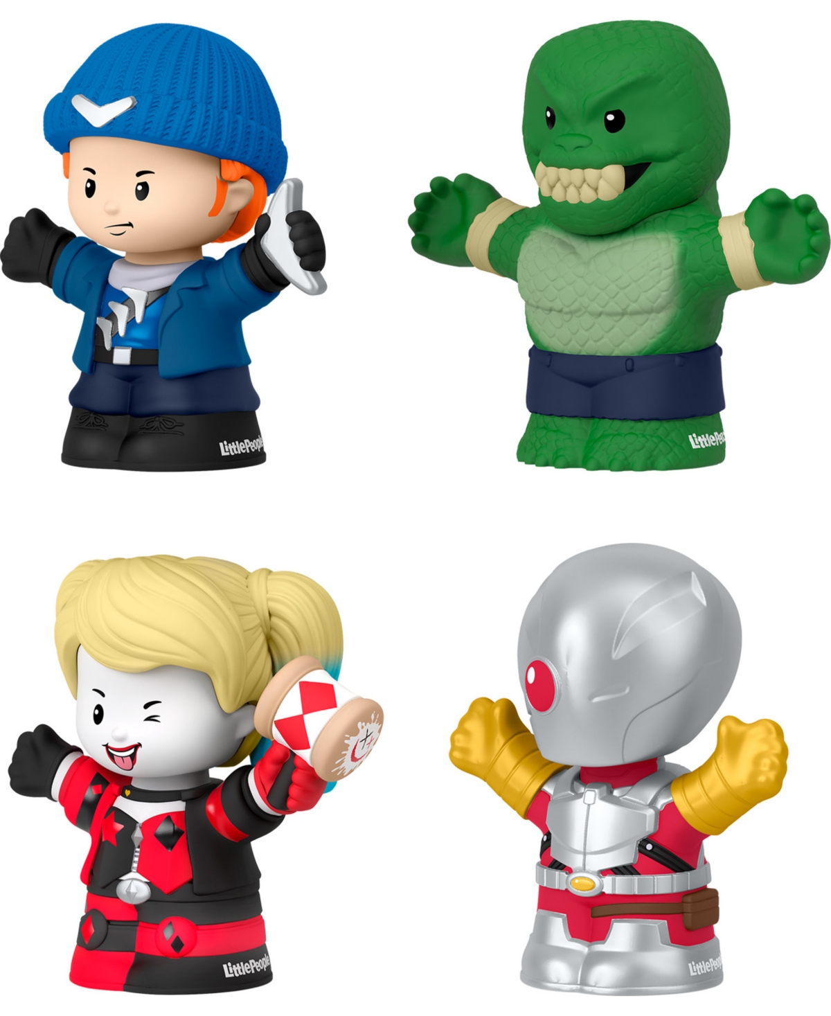 Little People Fisher-price Collector Suicide Squad Special Edition Figure Set, 4 Characters In Multi Colored