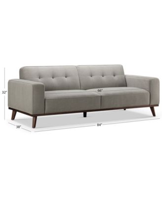 Vicenza 84" Mid-Century Upholstered Sofa