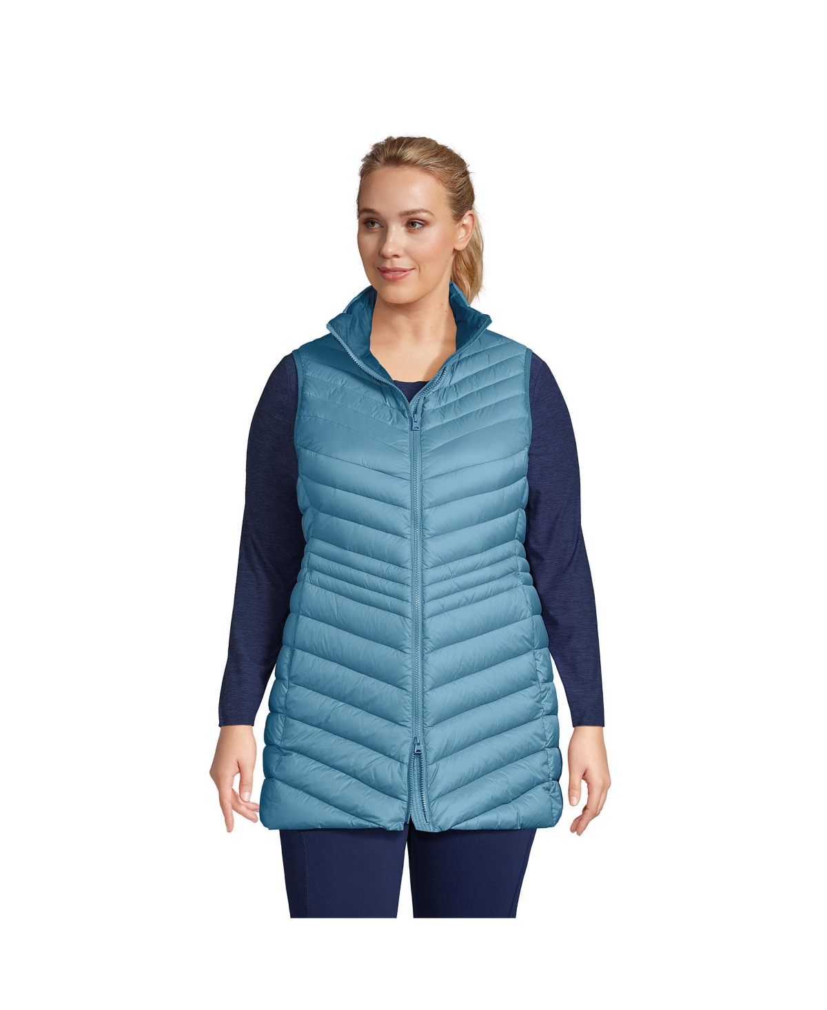 Lands end store plus size vest