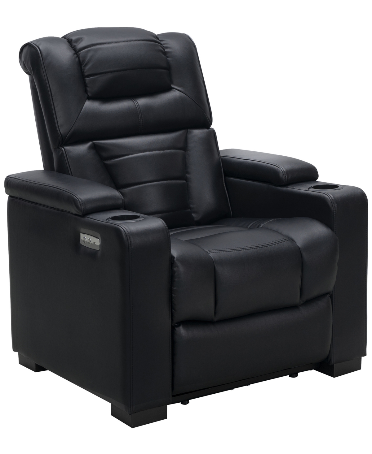 Abbyson Living Galaxy 36.5" Power Theater Recliner In Black