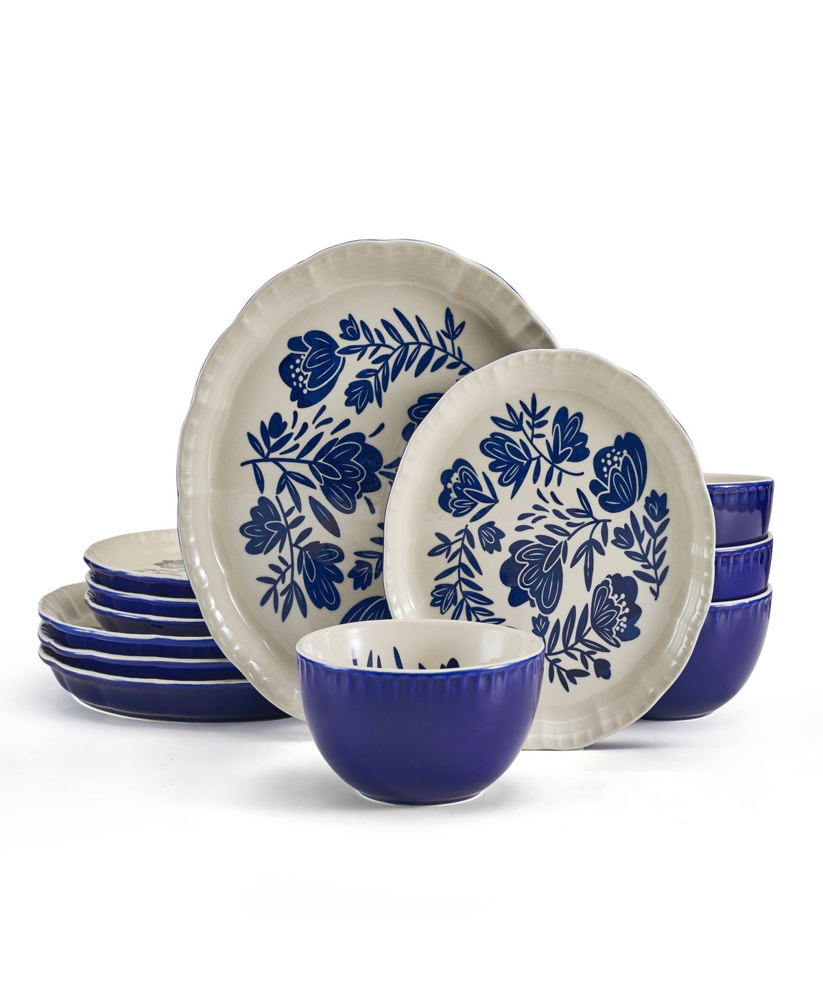 Madison 12-Pc Dinnerware Set, Service for 4 - Assorted