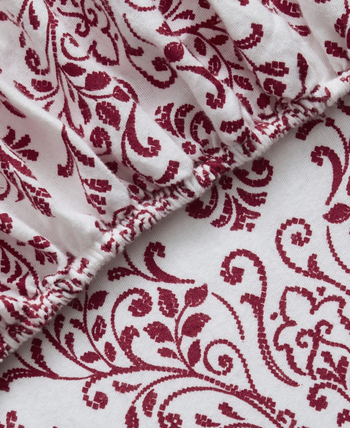 Tahari Home Damask 100% Cotton Flannel 4-Pc. Sheet Set
