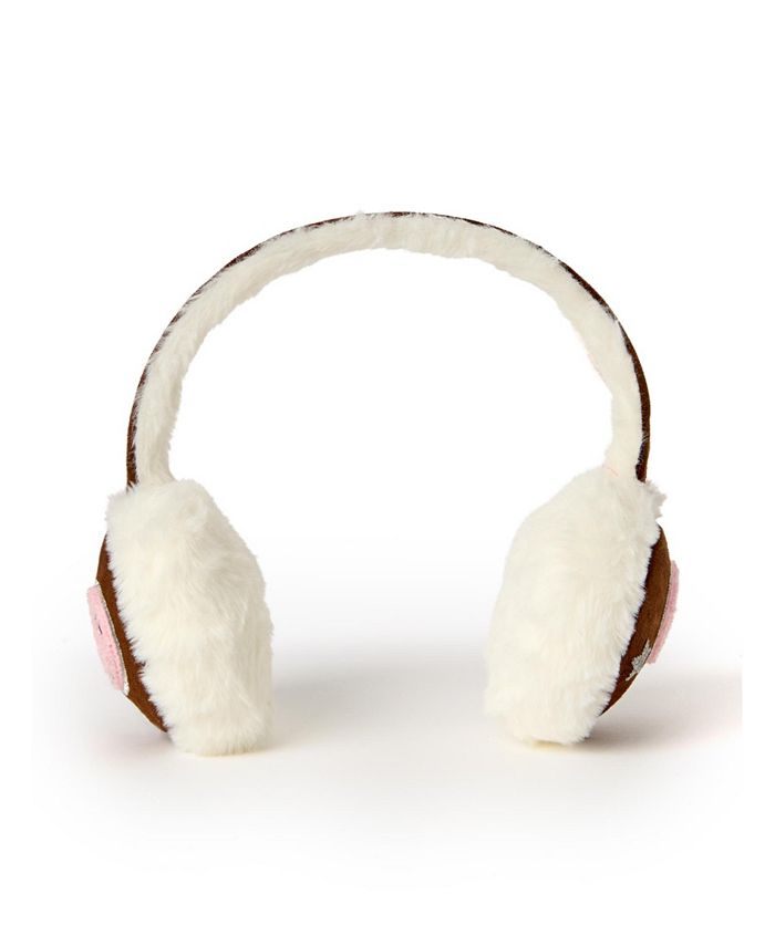 InMocean Rainbow Sugar Big Girls Earmuff with Patches and Gloves, 2