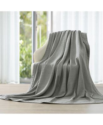 100% Cotton 2-Ply Sheet Blanket/Throw, 50" x 70"